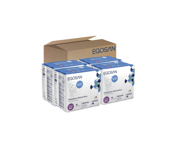 4xSet Scutece Egosan Medium Maxi 9pic 60 buc
